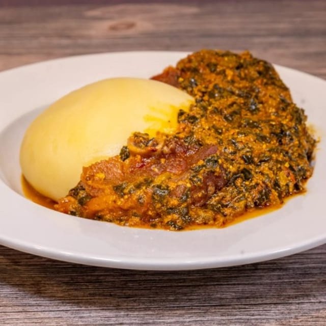 D16. Spinach & Egusi Soup.